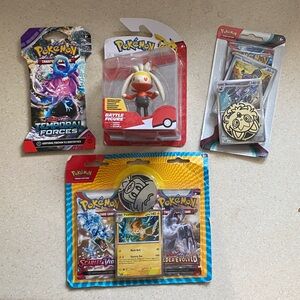 Pokemon Trading Cards and Action Figure